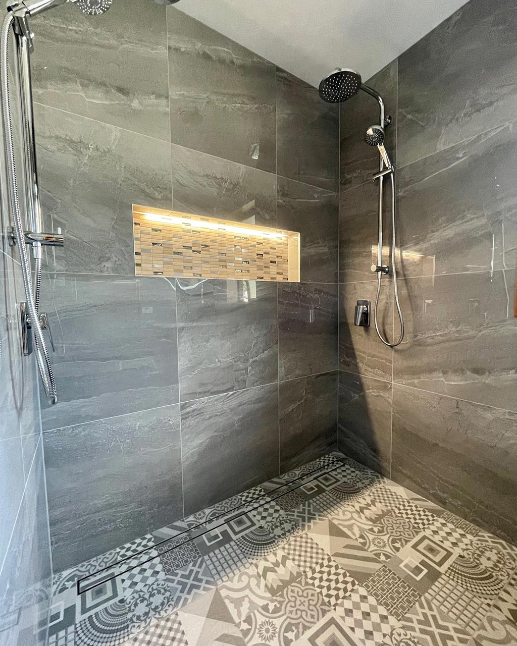 Project Wetroom Christchurch Bespoke Shower Tiles